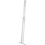 Krause Seilzugleiter Stabilo, 2-teilig, ausgefahren. Aluminiumleiter für hohe Arbeitshöhen.