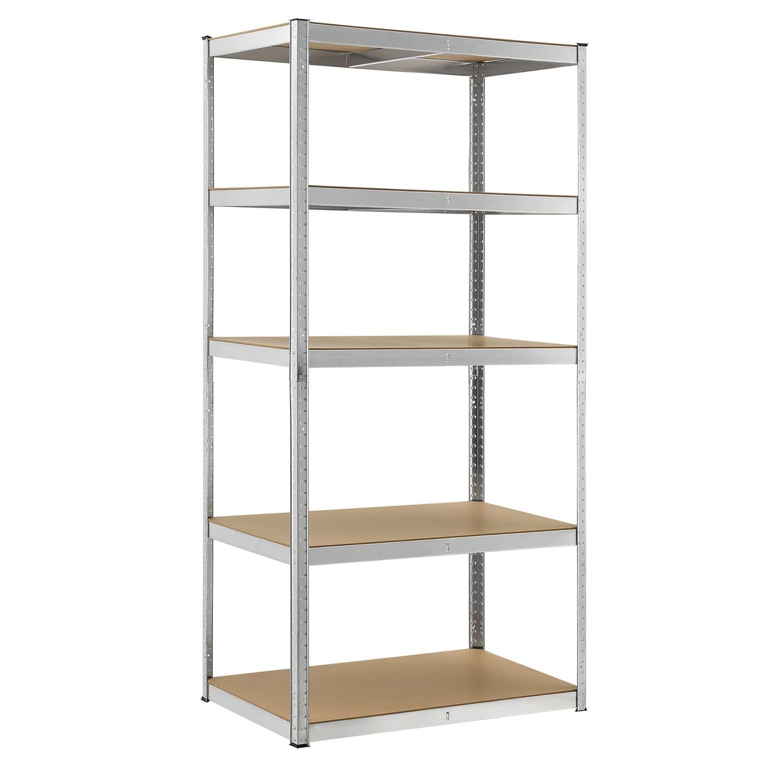 Juskys Lagerregal Basic 200 x 100 x 60 cm Verzinkt