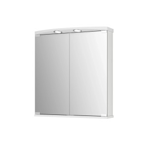 Jokey Spiegelschrank Ampado, 60 cm, weiß hochglanz mit LED-Beleuchtung.
