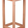 Blumenständer Marco 4 aus Eiche, 60x30x30 cm, FSC®-zertifiziert, ideal als Pflanzenständer oder Hocker.