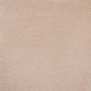 Schatex Velours Teppichfliese in Creme Beige, selbstliegend, 50x50 cm.