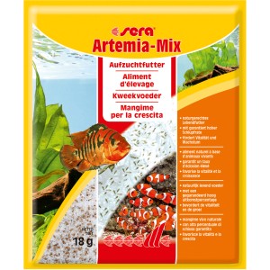 Sera Artemia-Mix Aufzuchtfutter 18g für Aquarientiere, mit hoher Schlupfrate.