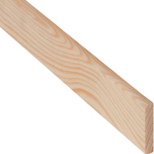 Tischkantenleiste aus Kiefernholz, 5x30x900 mm, für individuelle Raumgestaltung.