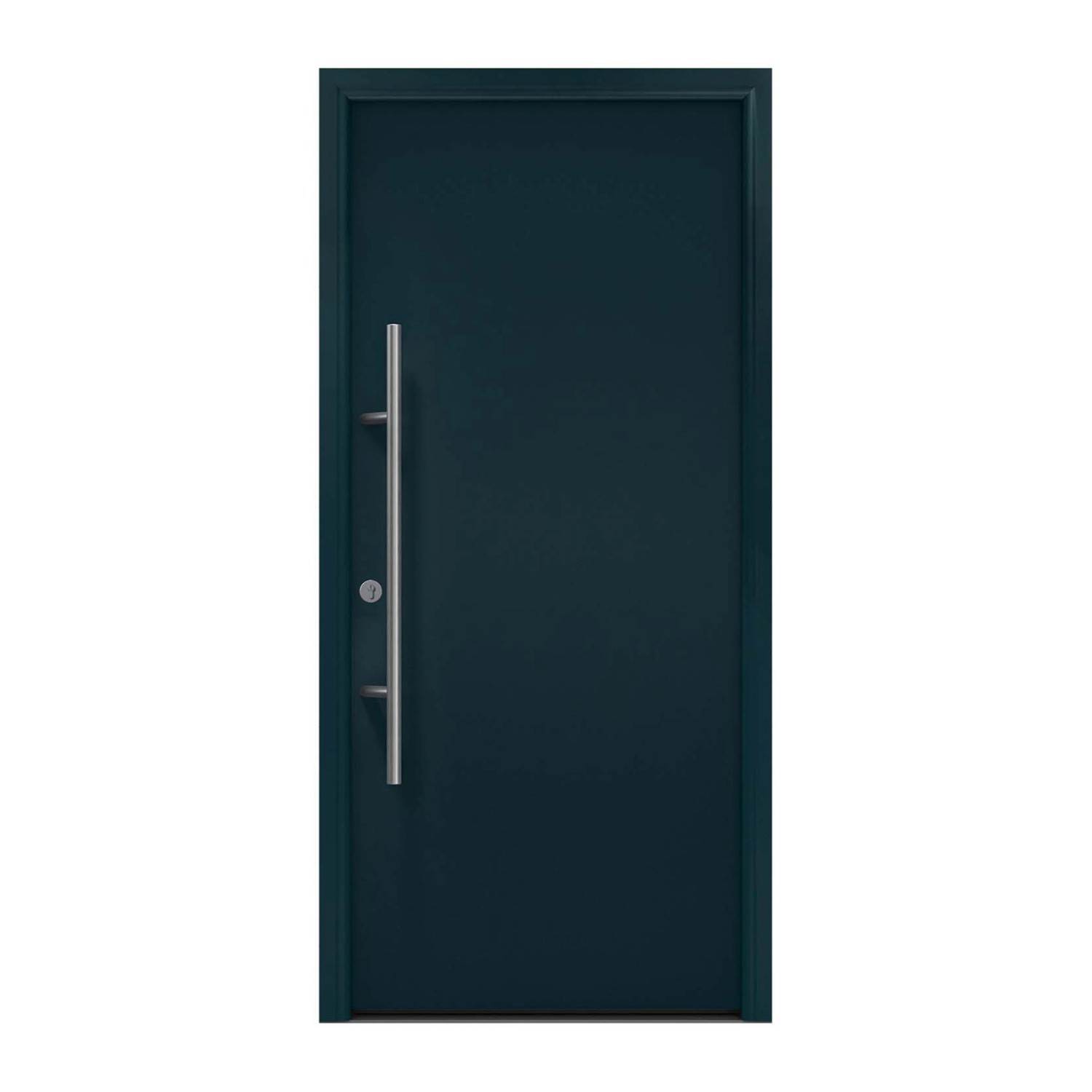 EcoStar Haustür Isopro Secur IPS 010 Anthrazitgrau 110 cm x 210 cm DIN L günstig online kaufen
