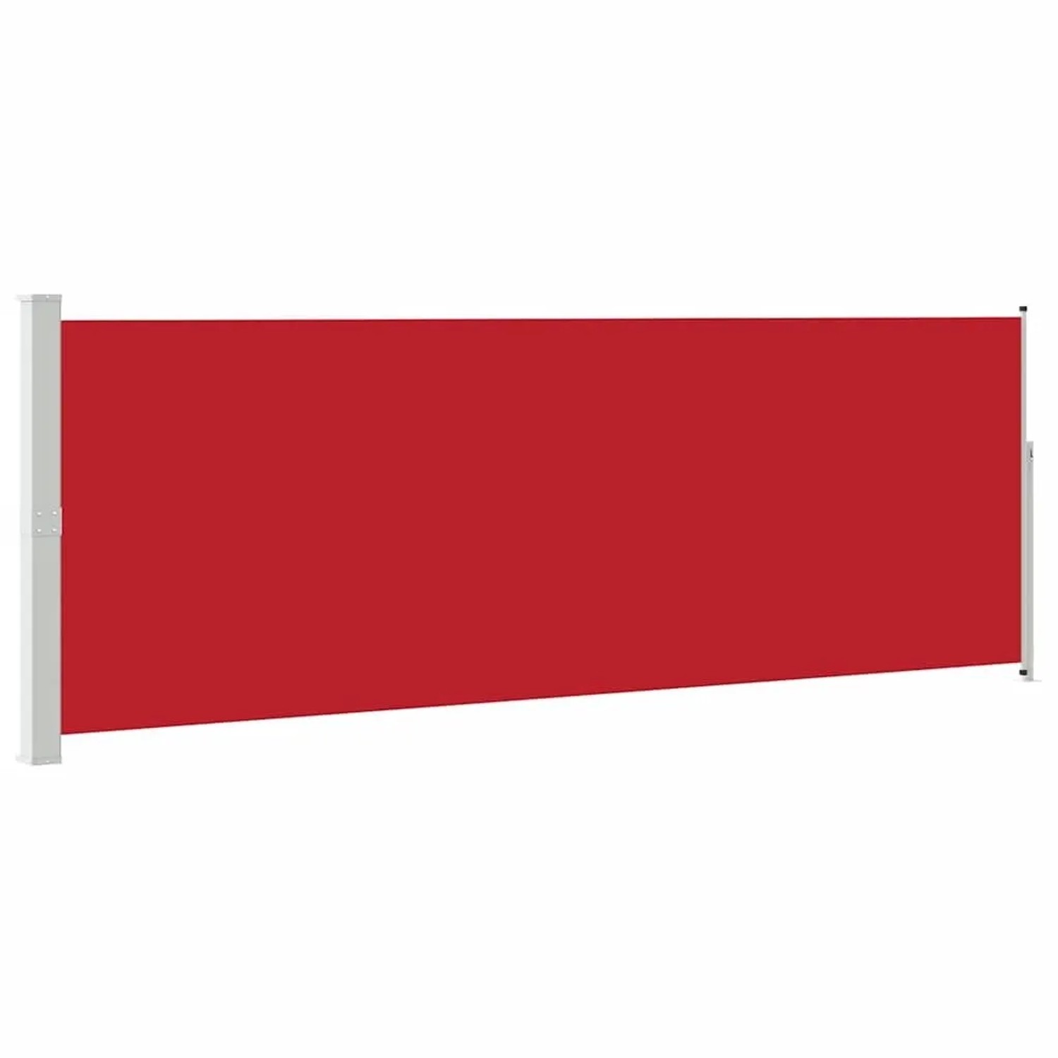 vidaXL Ausziehbare Seitenmarkise 160x500 cm Rot 45463