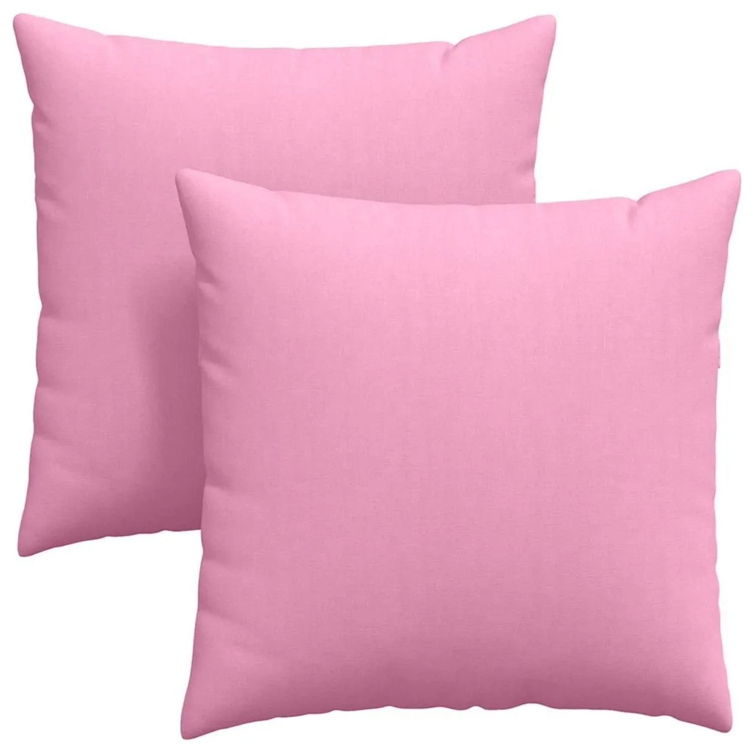 vidaXL Sofakissen 2 Stück Rosa 60 x 60 cm Stoff 42014012