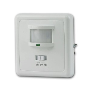 ChiliTec Unterputz Bewegungsmelder, 160 Grad Erfassungswinkel, LED geeignet.