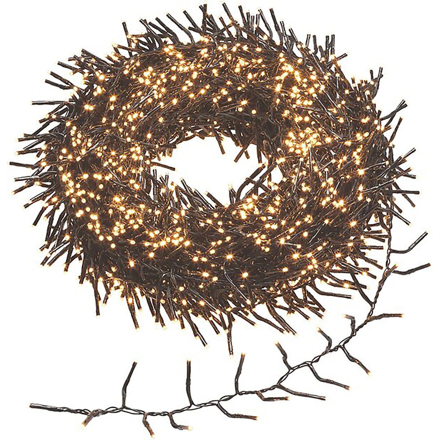 Cluster Lichterkette 1920 LEDs Warmweiß 19,5 m kaufen bei OBI