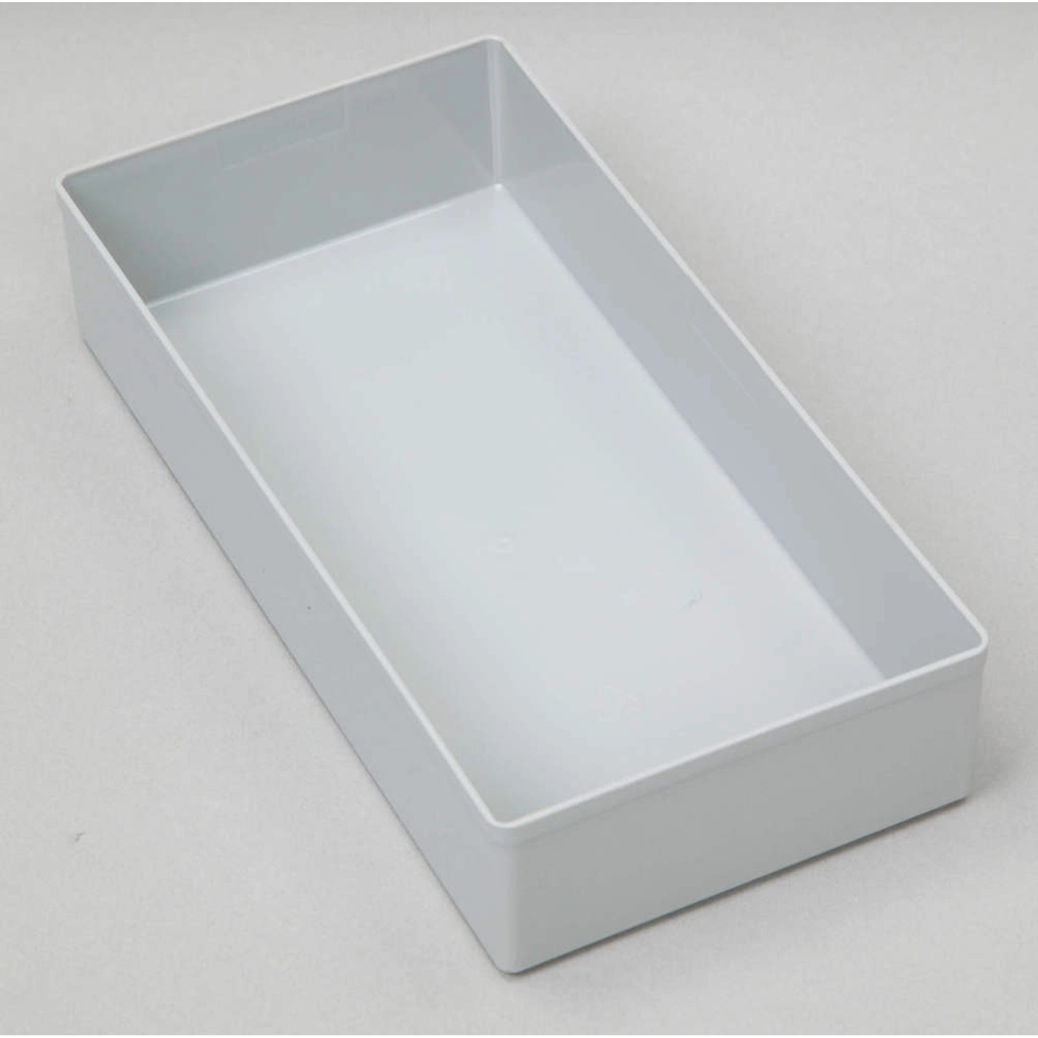 SparSet 10 x Sortimentskasten EuroPlus Insert HxBxT 4,5 x 10,8 x 21,6 cm Grau