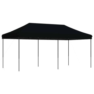 vidaXL Party-Zelt Schwarz 292 x 580 x 315 cm Oxford-Stoff 42023649