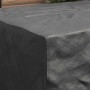 Schwarze vidaXL Schutzhülle für Gartenmöbel aus wasserfestem 210D Stoff, 200x150x85 cm.