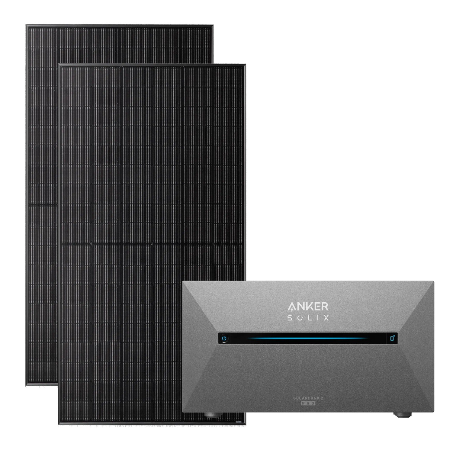 Anker SOLIX 1.000 W Balkonkraftwerk mit Solarbank Pro 2 ohne Halterung