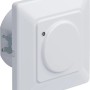 Weißer Oktaplex Unterputz Bewegungsmelder 180° mit Sensor.