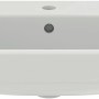 Ideal Standard i.life S Handwaschbecken, 55 cm, Weiß, mit Hahnloch und Überlauf.