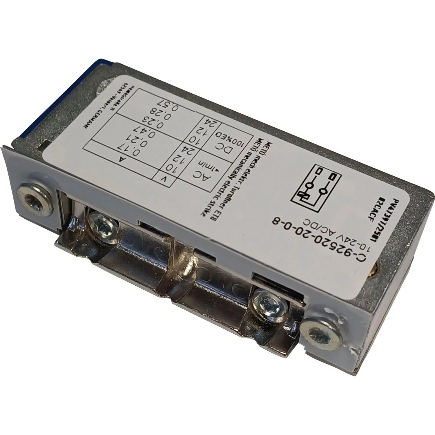 Bks Türöffner 9252 Metö 9-24 V ohne FallEnführung mit Rückmeldung Rechts