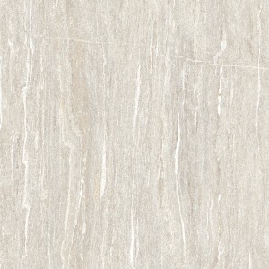 Feinsteinzeug Bodenfliese Era, 60x60 cm, matte Steinoptik in Beige-Grau für Innenräume.