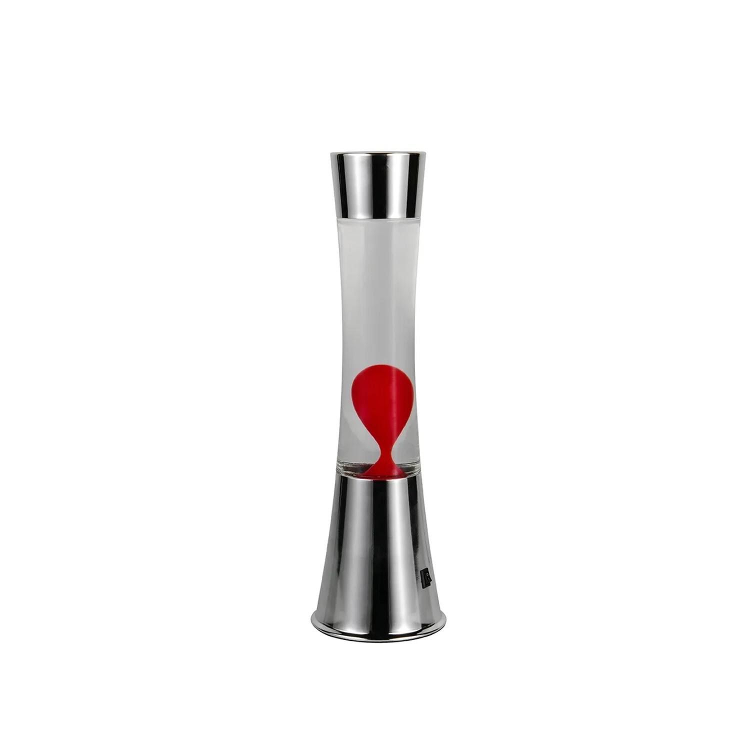 Rote Reality LED Lavaleuchte Etna, Design-Tischlampe mit warmweißem Licht, Ø 11,5 cm.