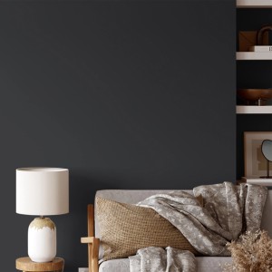 V&CO Premium-Innenfarbe Dead Flat Matt Grau Farbton 3 Fast Schwarz 2,5 l