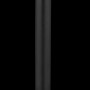 Schwarze Globo LED Solar-Wegeleuchte mit Erdspieß, Fackeleffekt, 64,5 cm hoch.