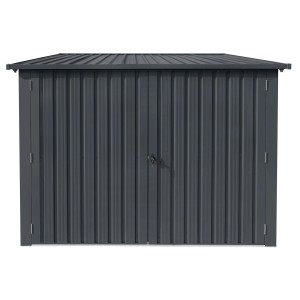 Floraworld Fahrradgarage Vario für 3 Fahrräder 217 cm x 236 cm x 145/165 cm