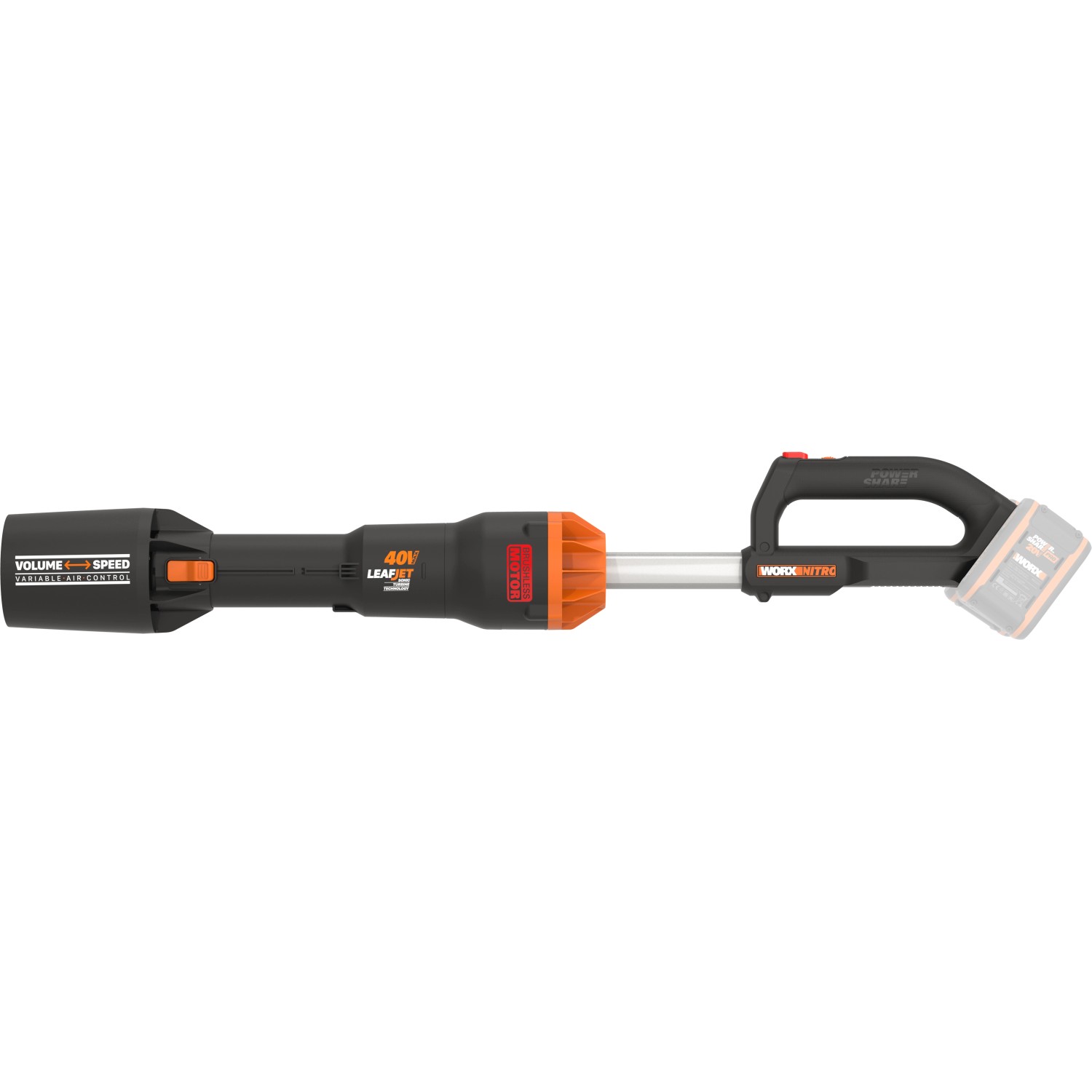 Worx Akku-Laubbläser WG585E.9 40 V Solo