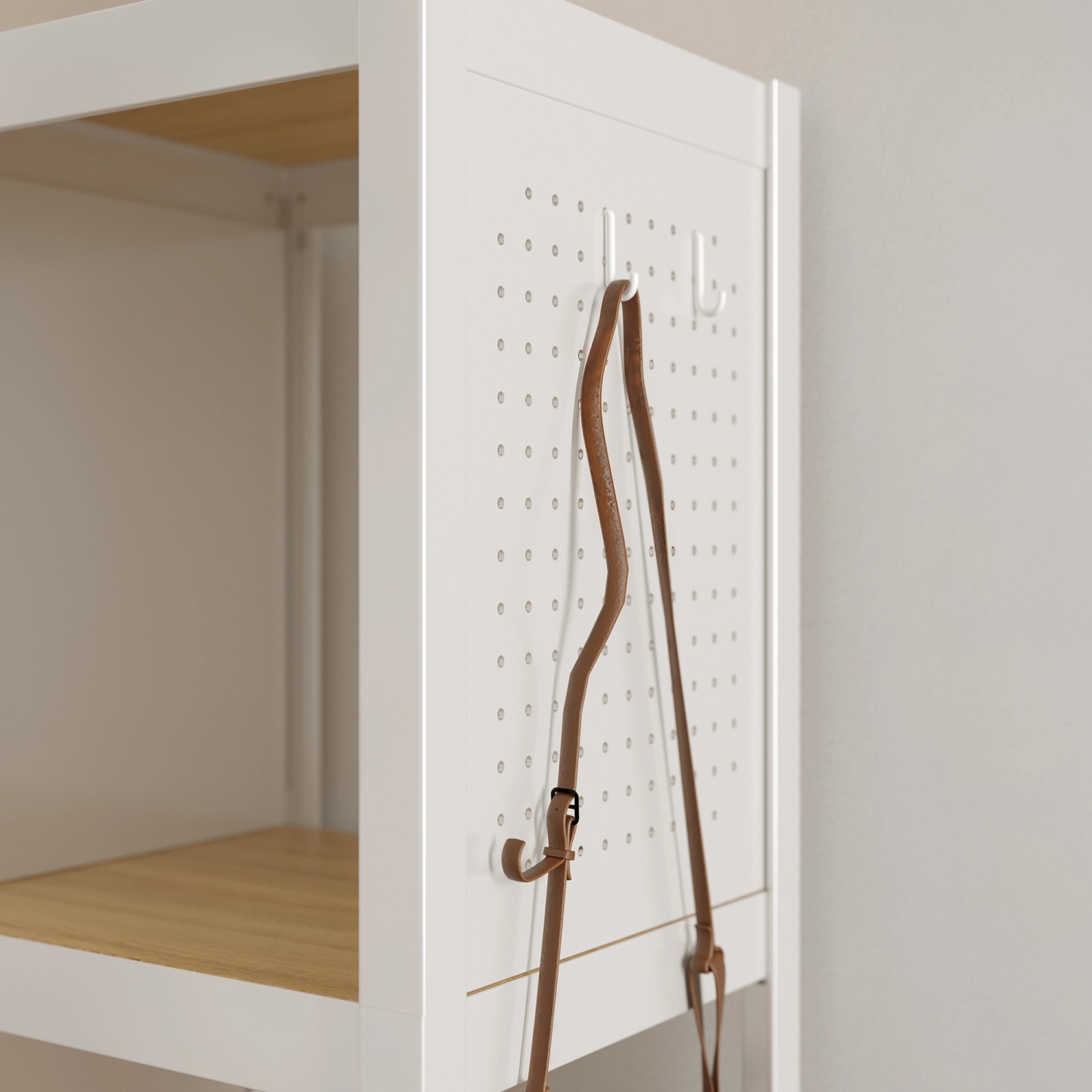 Ar Shelving Lochwand Rivet Style S 43 x 37 cm Grauweiß FSC®_4