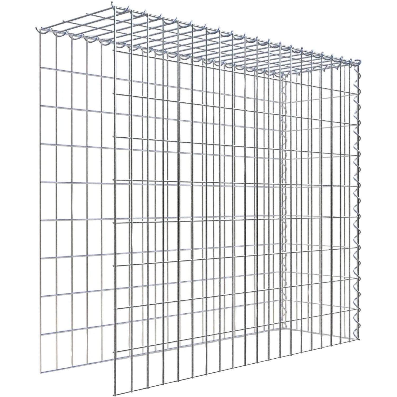 Gabiona Gabione-Anbaukorb Typ 4 90 x 100 x 30 cm Maschenw 5 x 10 cm