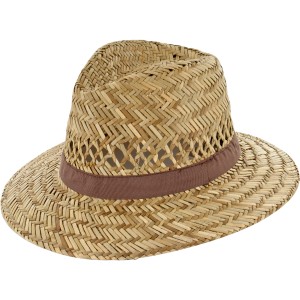 Strohhut Camberra Herren Gr. 58 mit braunem Hutband, ideal für Garten und Freizeit.