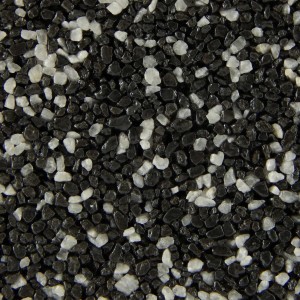 Terralith Buntsteinputz Mosaikputz 2mm 14 kg BSP03 Grau Schwarz