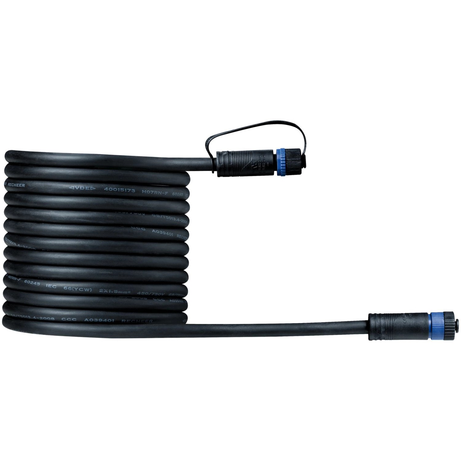 Thumbnail - Paulmann Plug & Shine Kabel IP68 Schwarz 5 m