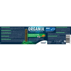 Oase Organix Veggievore Granulate 500ml, Fischfutter für Pflanzenfresser mit Algen.