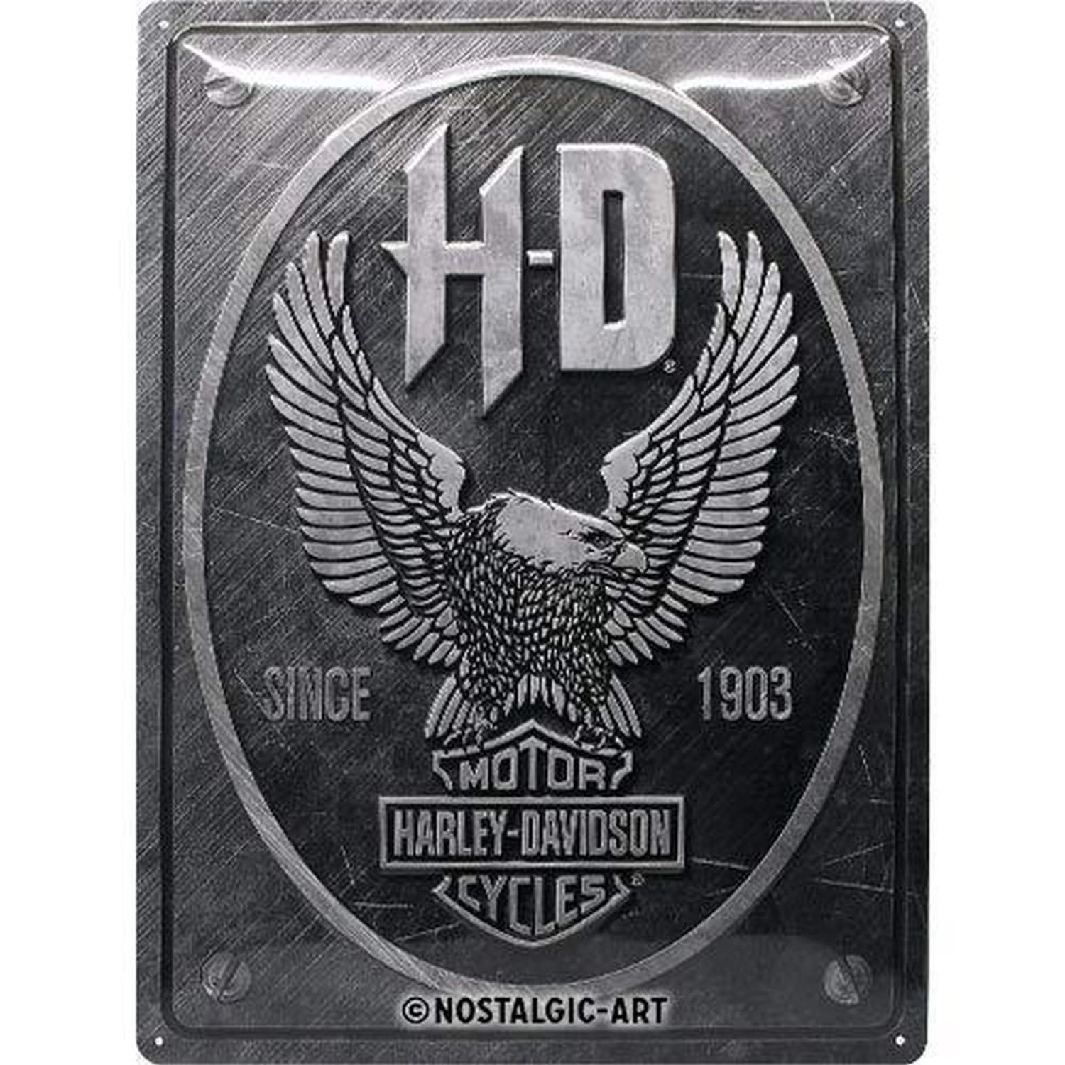 Nostalgic-Art Blechschild 30 x 40 cm - Harley-Davidson - Metal Eagle günstig online kaufen