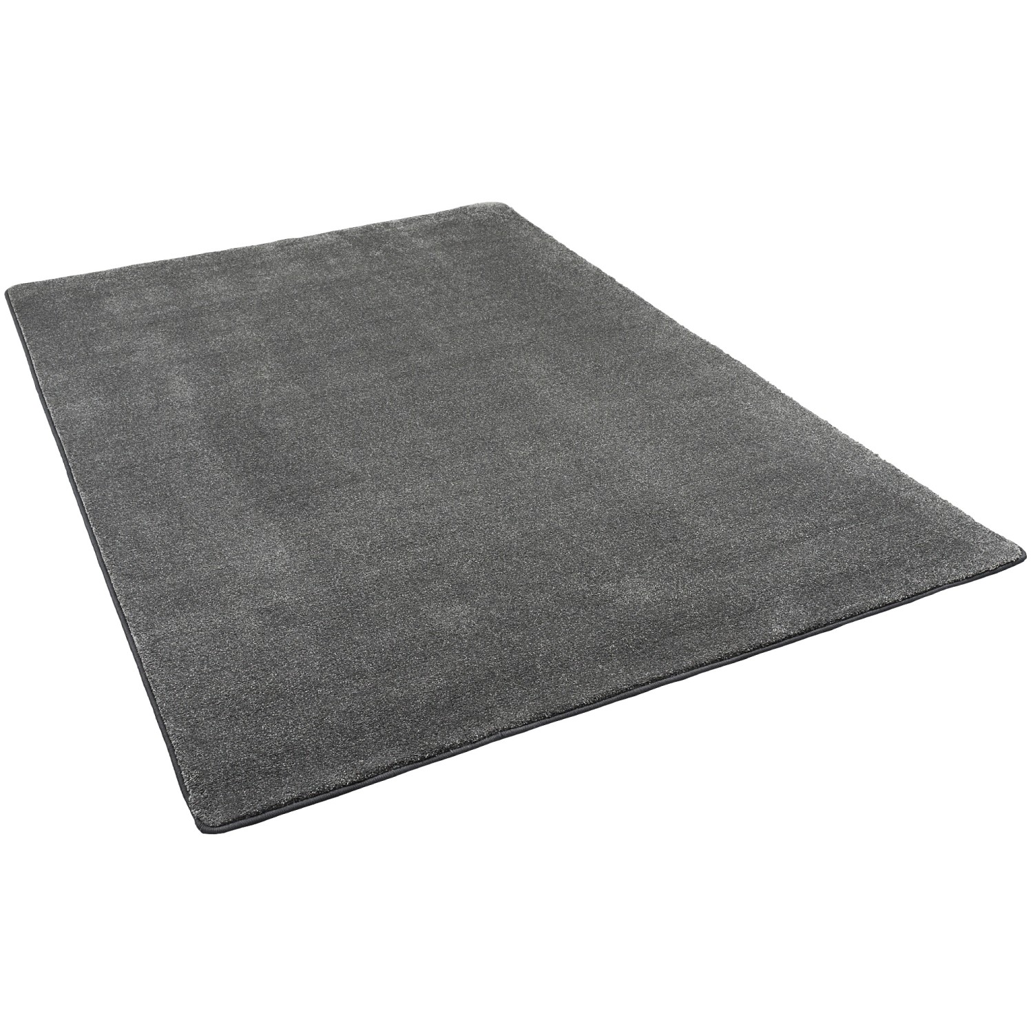 Snapstyle Hochflor Luxus Velours Teppich Touch Anthrazit 80x400cm günstig online kaufen