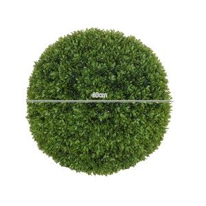 Grüne künstliche Buchsbaumkugel aus Kunststoff, 40 cm Durchmesser. Perfekt als Hausbaum Deko.