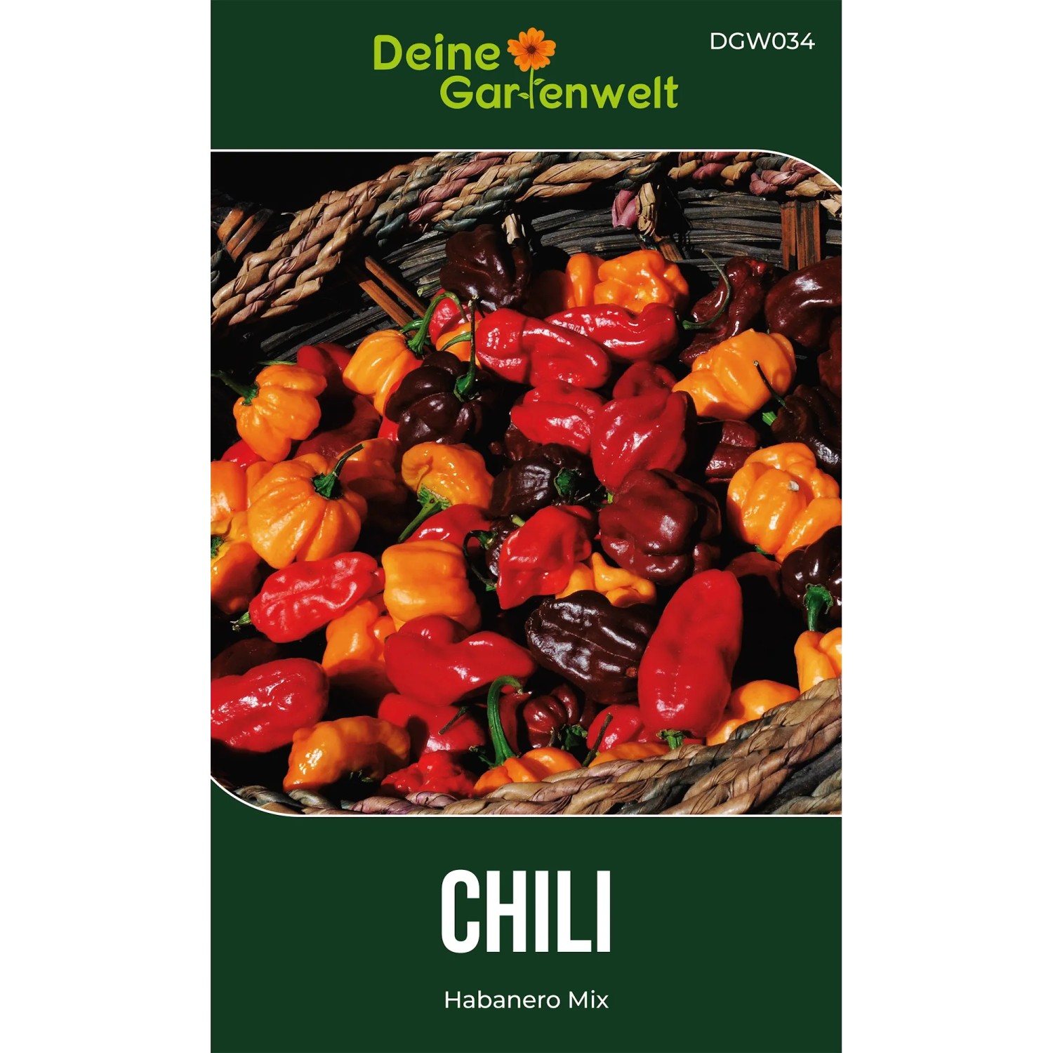 Deine Gartenwelt Chilli Habanero Mix Samen