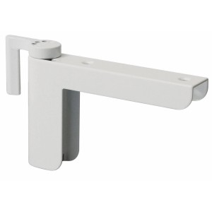 Weißer Abus Türschließer 2603 für Türen bis 20 kg, 3-stufig einstellbar.