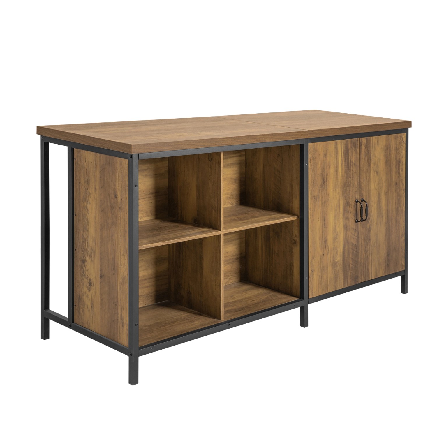 SoBuy Kücheninsel Freistehend Küchenschrank Sideboard 170x89x60cm KNL01-F günstig online kaufen