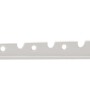 Weißer Siro Klapphaken Kleiderlüfter aus Metall, Länge 330 mm, für 7 Kleiderbügel.