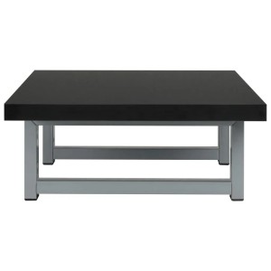 vidaXL Badmöbel-Set, schwarzes Wandregal mit Keramik-Waschbecken, Modell 3.
