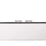 Respekta Oberschrank Merle, 110 cm, Schwarz, mit zwei Glastüren und Metallgriffen. Küchen-Hängeschrank.