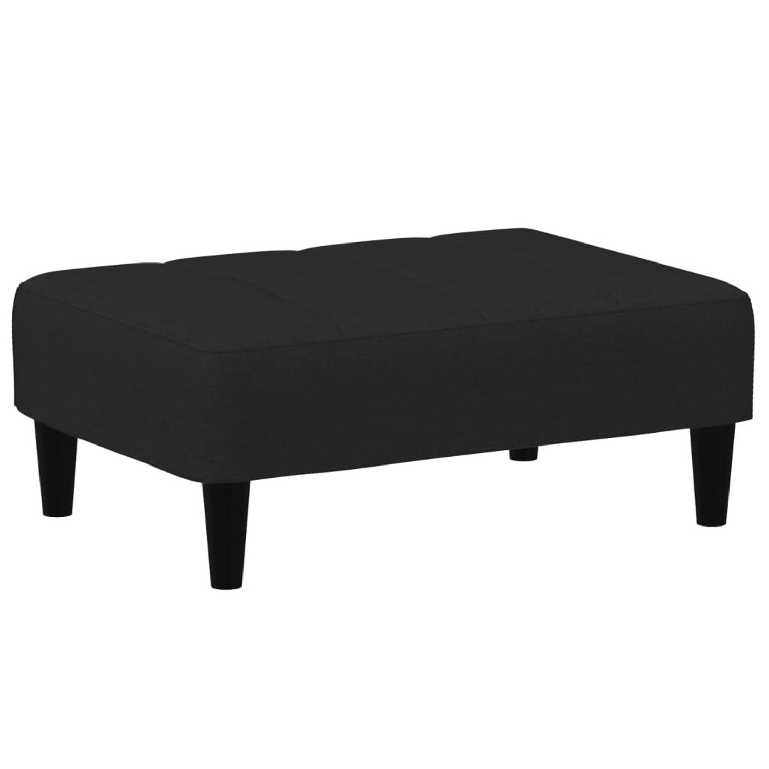 vidaXL Fußhocker Schwarz 77x55x31 cm Samt günstig online kaufen