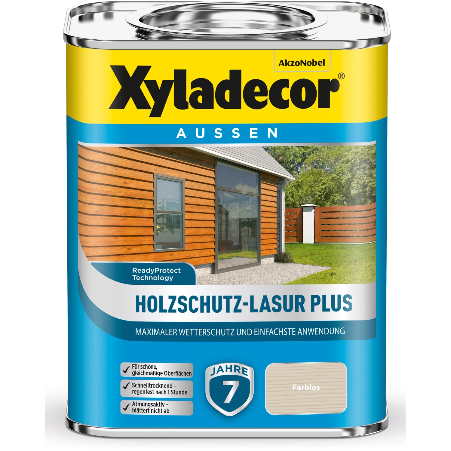 Xyladecor Holzschutz-Lasur Plus Farblos 0,75 l
