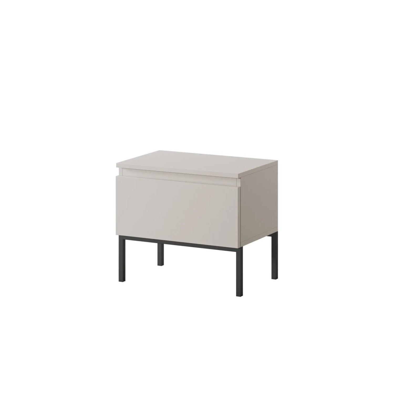 Selsey Nachttisch Bemmi Kaschmirgrau 49 cm