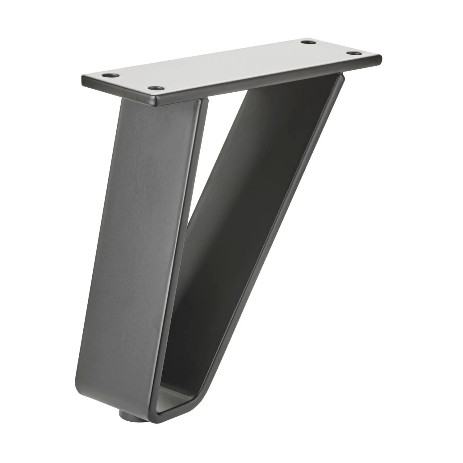 SOTECH Möbelfuß TANGO 128,5 mm Schwarz Matt