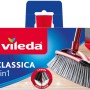 Vileda Superfeger 2-in-1 Zimmerbesen mit 2-in-1 Borsten für Staub und Haare.