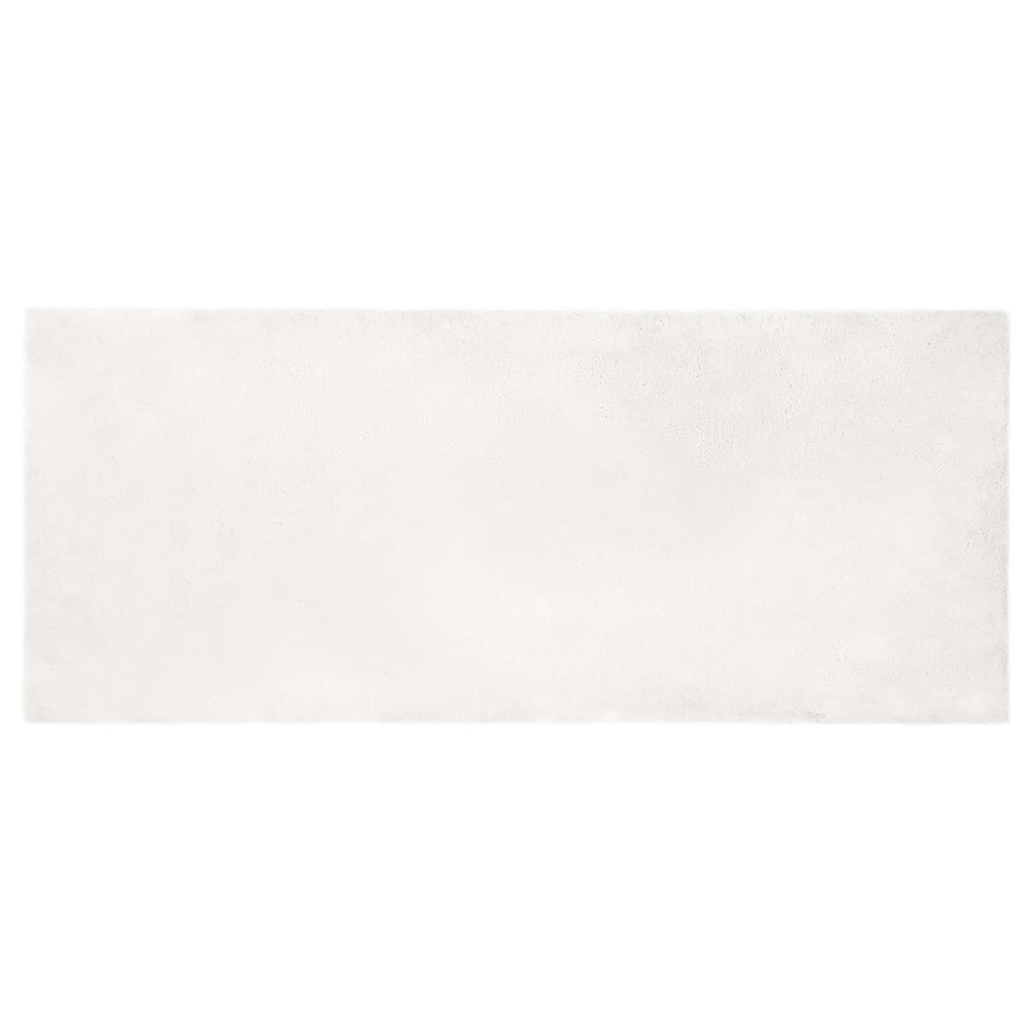 vidaXL Kunstfell Hasen Teppich Olite Weiß 80 x 200 cm Polyester 42021611