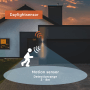 LED Außenleuchte Edelstahl mit IR-Sensor und Bewegungsmelder am Haus.