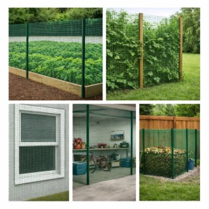 PROREGAL GROWY Kunststoffzaun, grün, 1x10m, Maschenweite 5x5mm, als Garten- und Pflanzenschutznetz.