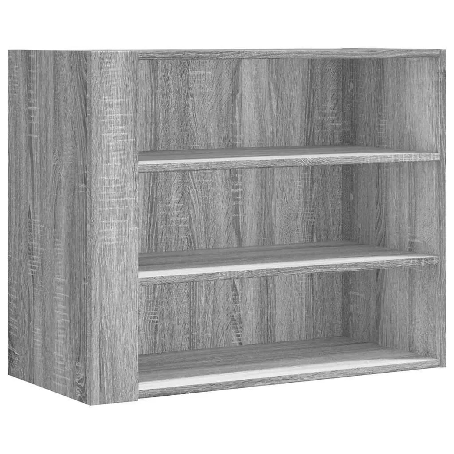 vidaXL Wandregal Grau Sonoma 75x35x60 cm Holzwerkstoff 848421