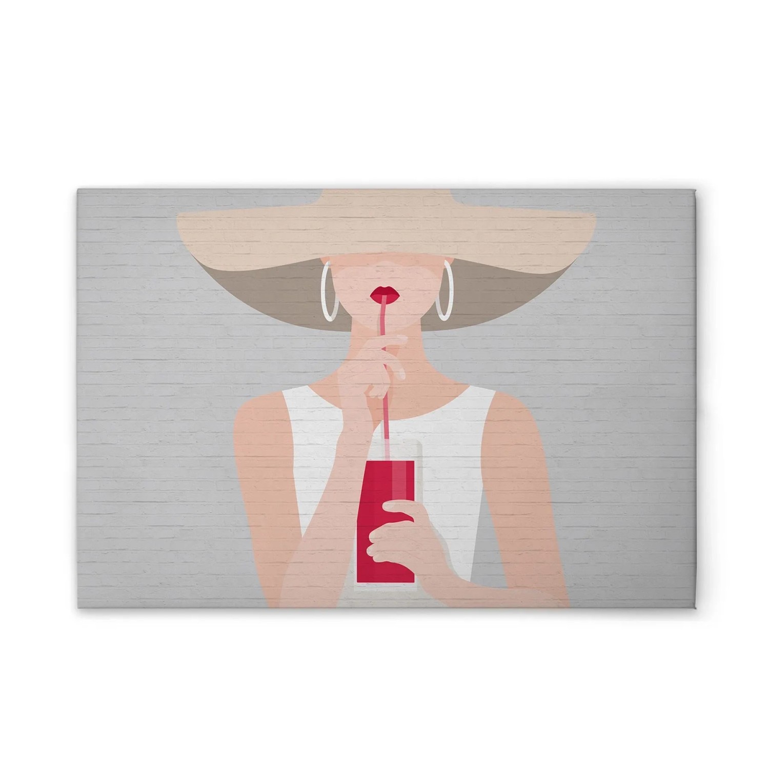 Tadessi Leinwandbild - M1-No.51245 - Retro Audrey - 120 x 80 cm - Hochformat